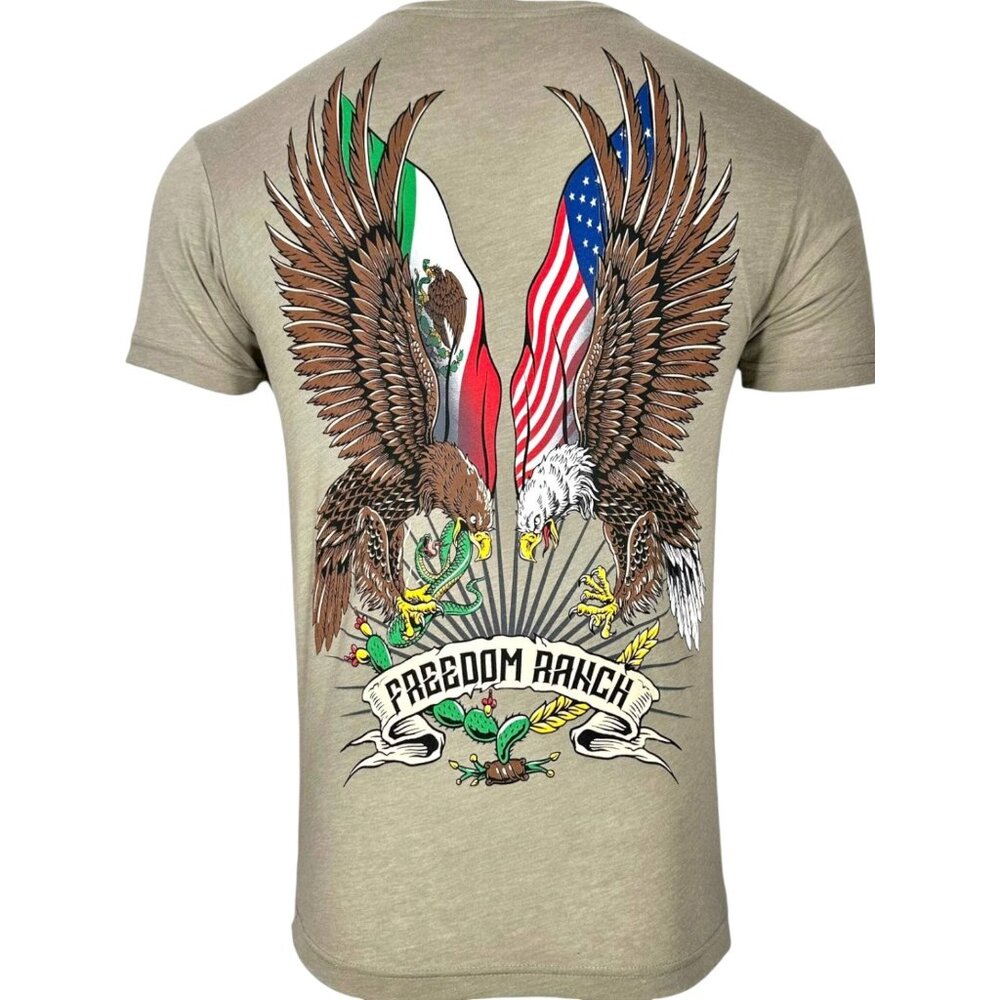Freedom Ranch Men's T-shirt Ranch Eagles